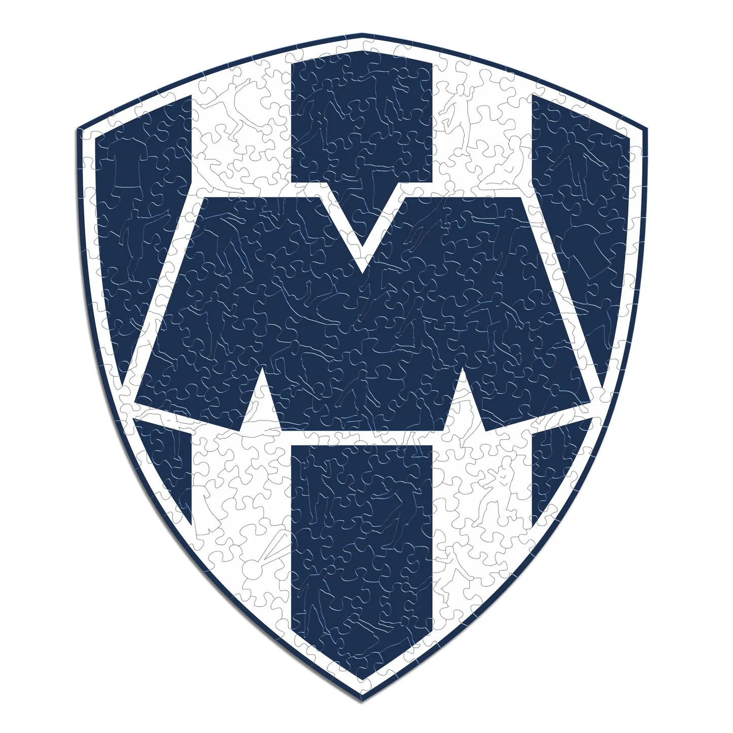 Club de Futbol Monterrey® Logo - Official Wooden Puzzle