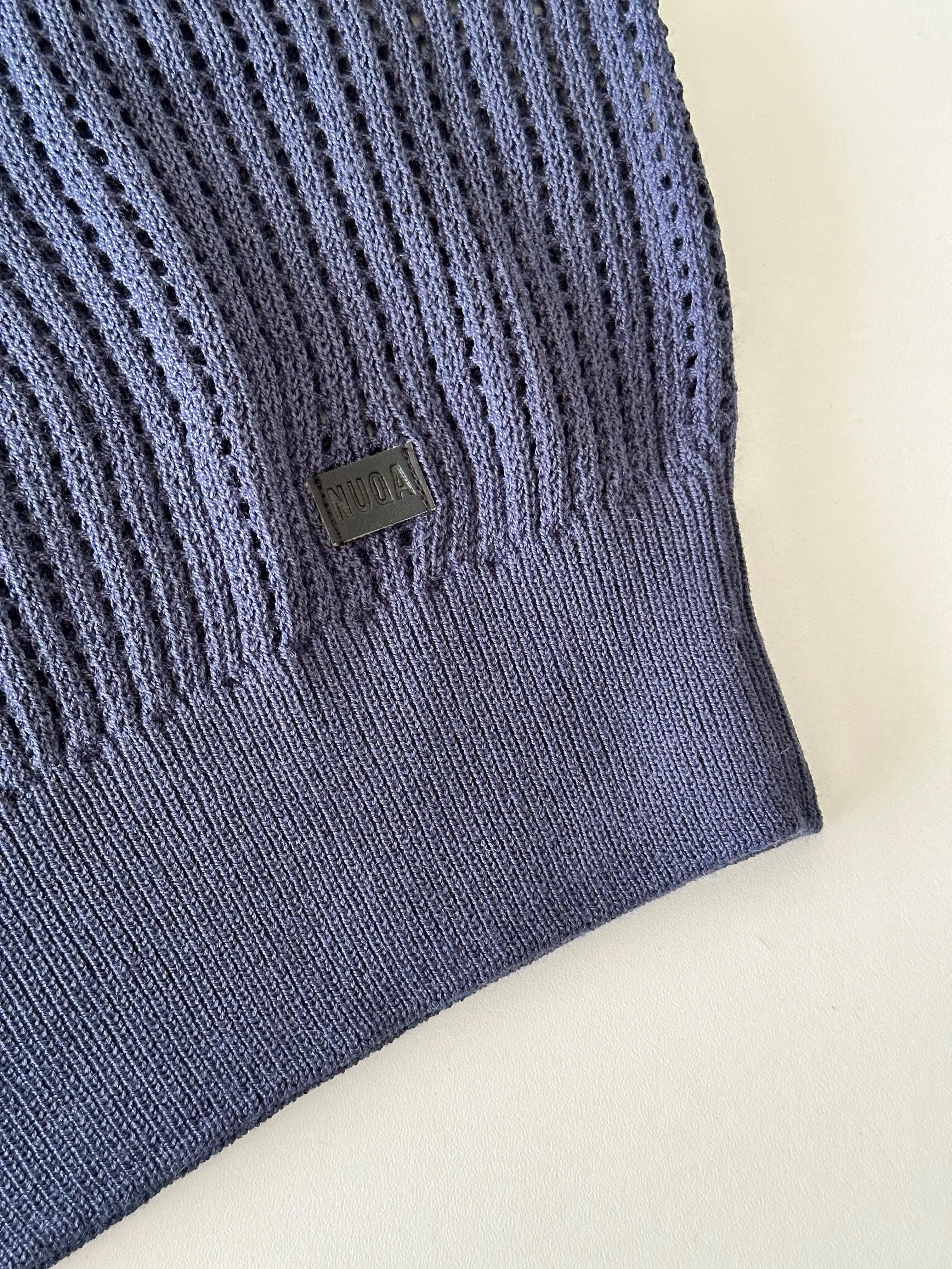 Ibiza Knitted Polo Shirt - Azul