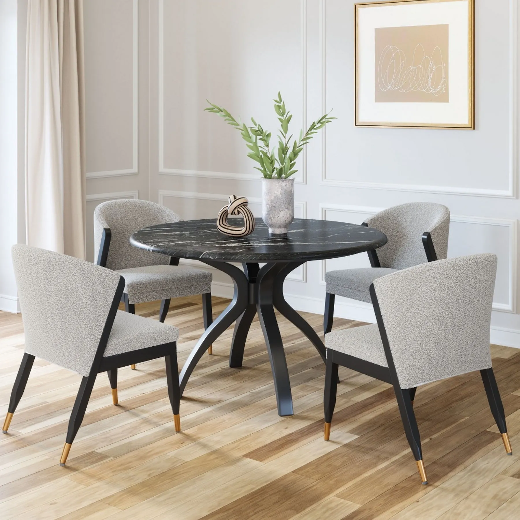 Mesa de Comedor Sumay - Negro