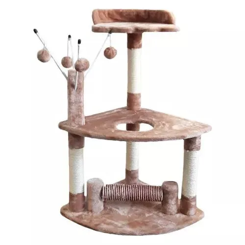 Rascador Tipo Torre De 2 Pisos 90cm Petlandiachile