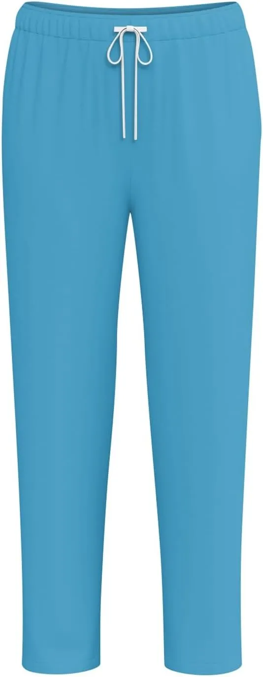 Scrub Sets for Women- Jogger V Neck Top and Pants with Pockets Stretch Comfortable Work Uniform