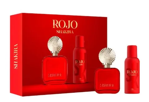 Shakira Rojo EDP 80 ML   Deo 150 ML Set - Shakira