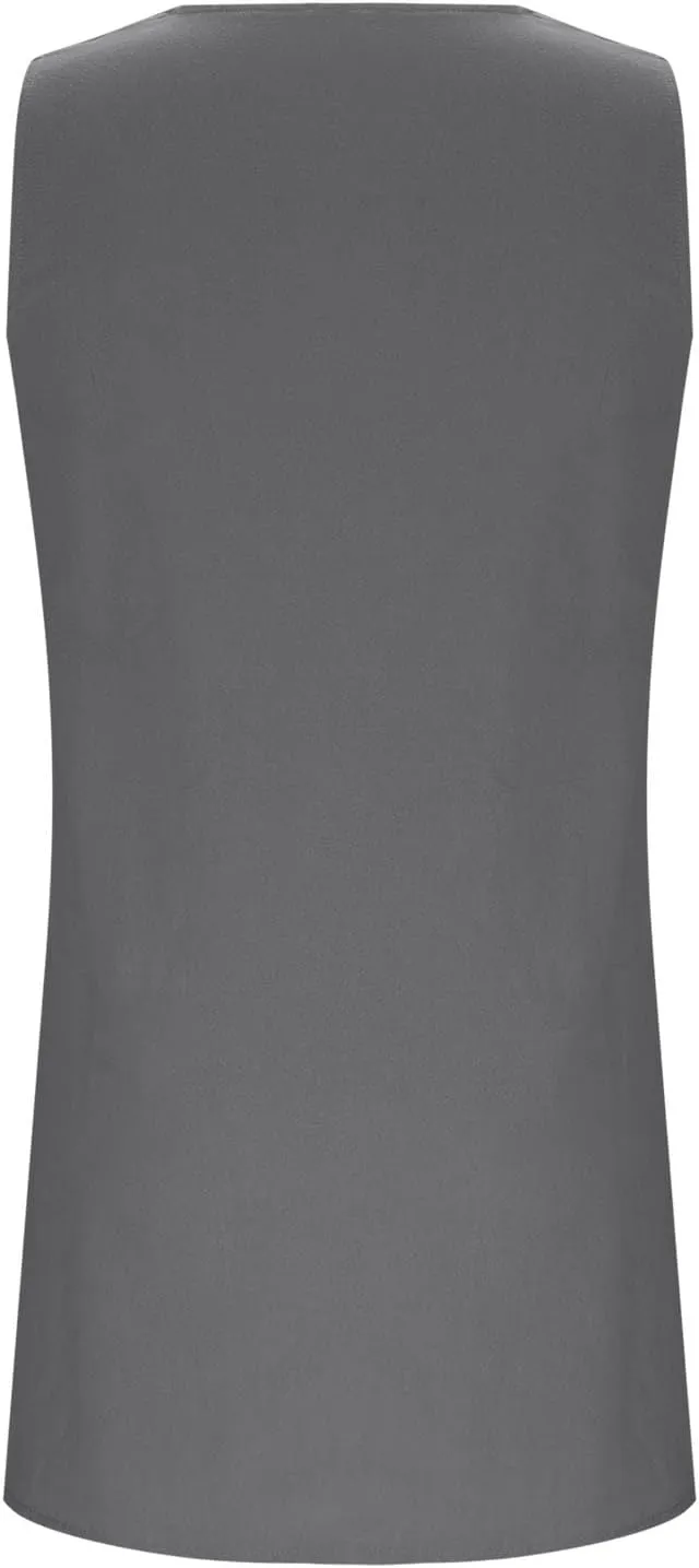 Women's Sleeveless Linen Shift Dress 2025 Summer Plain Casual Beach Dresses Solid Long Tank Sundress Vacation Outfits