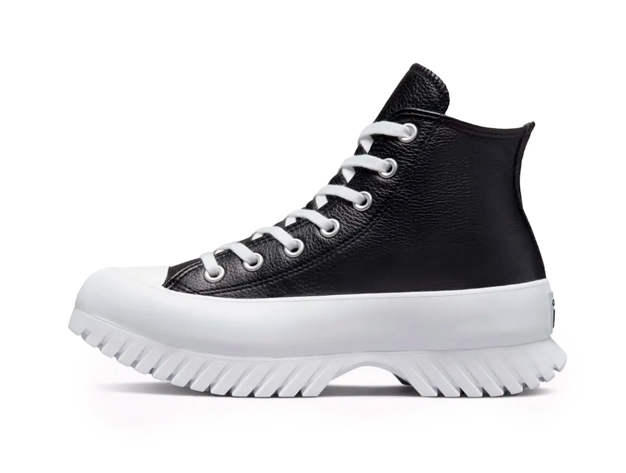 Zapatilla Converse Chuck Taylor Lugged 2 Plataforma Cuero Hi Mujer Negro